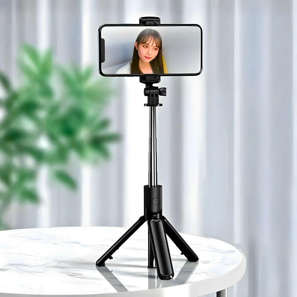 Bastão De Selfie Com Tripé Para Celular Com Controle Dispara - 2