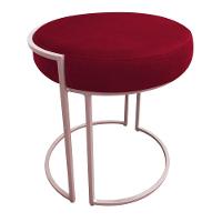 Kit 02 Puffs Love Suede Base Rosê Vermelho - 3