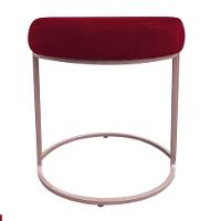 Kit 02 Puffs Love Suede Base Rosê Vermelho - 5