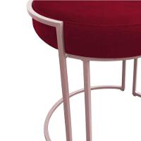 Kit 02 Puffs Love Suede Base Rosê Vermelho - 6