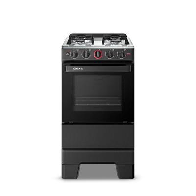 Fogão Esmaltec Ideal Super 4 Bocas Preto Bivolt