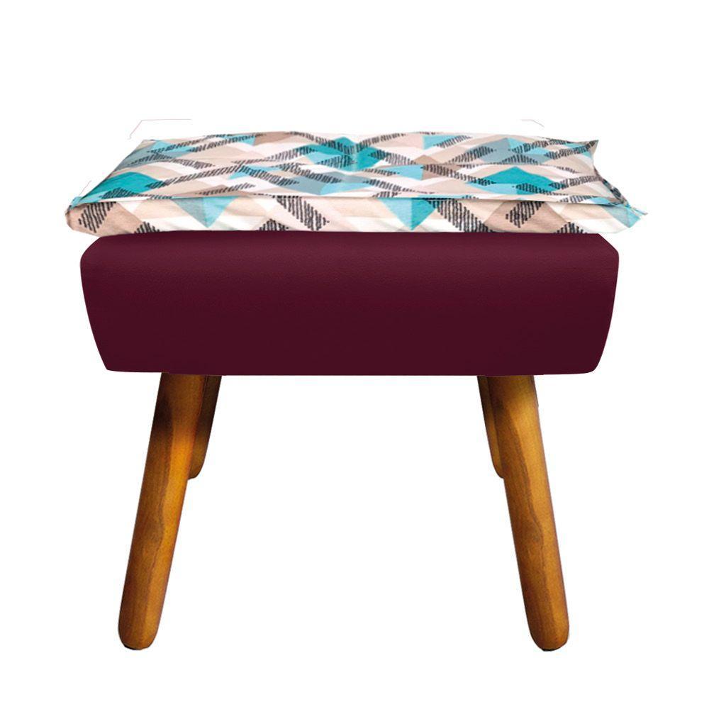 Kit 1 Namoradeira 2 Poltronas E 2 Puffs Opala Composê Suede - 3