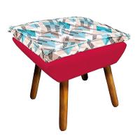 Kit 1 Namoradeira 2 Poltronas E 2 Puffs Opala Composê Suede