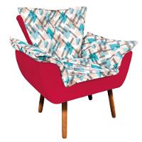 Kit 1 Namoradeira 2 Poltronas E 2 Puffs Opala Composê Suede - 8