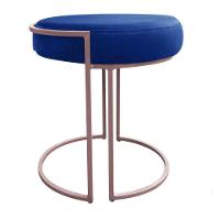 Kit 02 Puffs Love Suede Base Rosê Azul Royal - 2