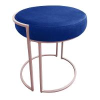 Kit 02 Puffs Love Suede Base Rosê Azul Royal - 3