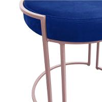 Kit 02 Puffs Love Suede Base Rosê Azul Royal - 6