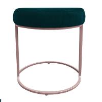 Kit 02 Puffs Love Suede Base Rosê Azul Pavão - 5