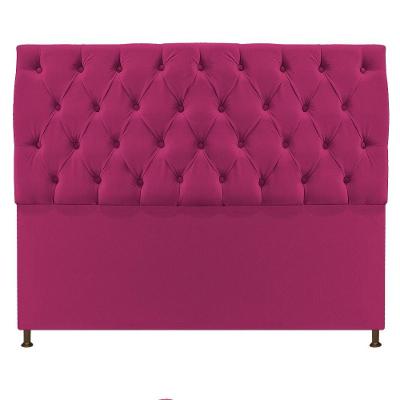 Cabeceira Sofia 195 Cm King Size Suede Pink - Doce Sonho Móveis