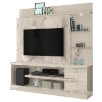 Estante Home Tv 55 Polegadas 2 Portas 181 Cm Alan Madetec Calacata Off White - 1