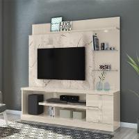 Estante Home Tv 55 Polegadas 2 Portas 181 Cm Alan Madetec Calacata Off White - 7