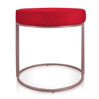 Kit 4 Puffs Love Suede Base Rose Vermelho - 7