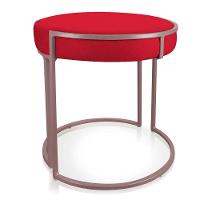 Kit 4 Puffs Love Suede Base Rose Vermelho - 9