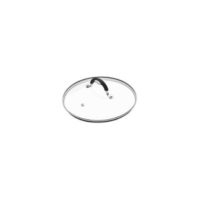 Tampa Avulsa Tramontina Panela Mônaco Em Vidro E Aço Inox Com Alça Em Silicone 16 Cm Tramontina