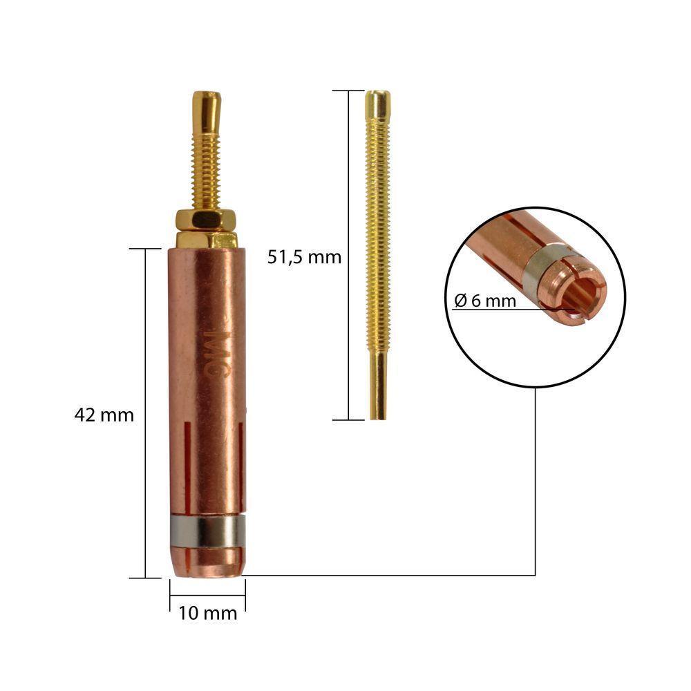 Kit 02 Pinças Para Pistola De Solda Capacitiva M6 - 2