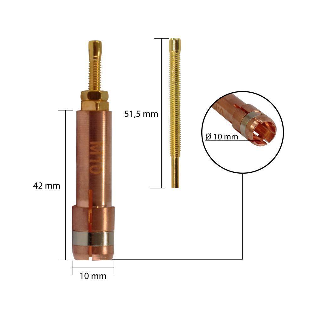 Kit 02 Pinças Para Pistola De Solda Capacitiva M10 - 2