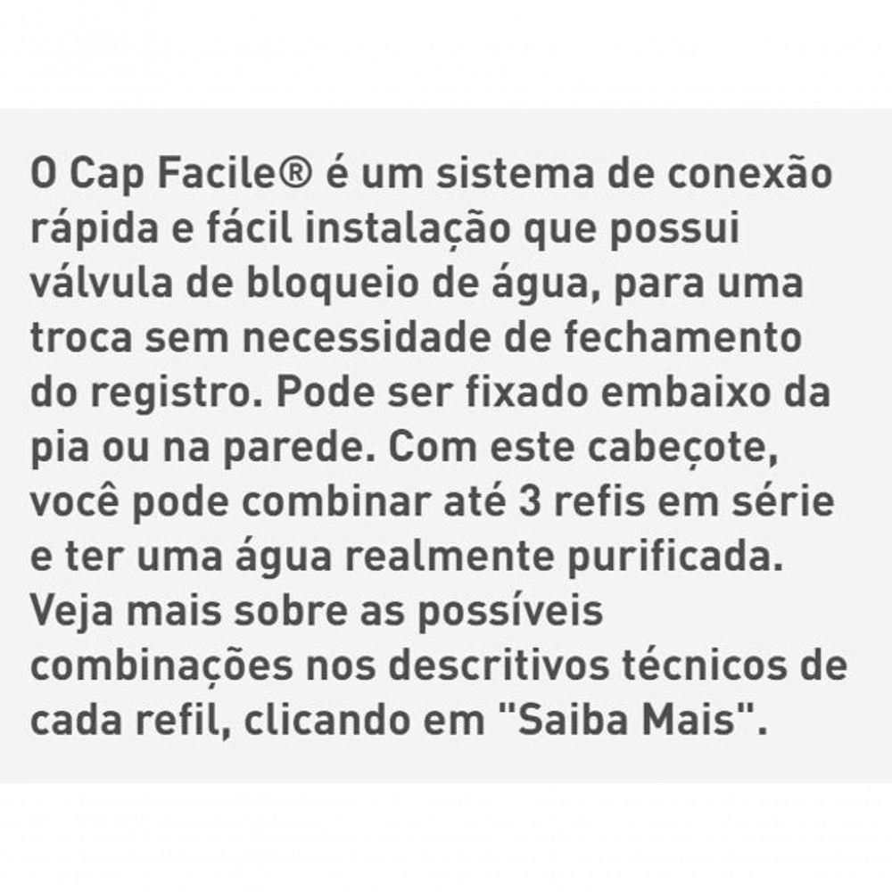Acessório Hidrofiltros Cap Facile Engate Rápido Branco - 6