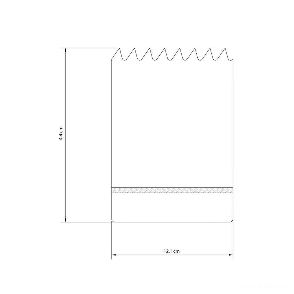 Serra Copo Bi-metálica 121 Mm 4.3/4" Tramontina Com Dentes Em Aço Rápido Hss Tramontina - 2