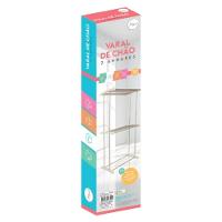 Varal De Chão Roupas Dobrável 2 Andares Reforçados Retrátil