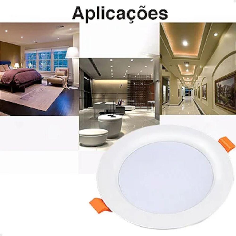 Luminária Plafon Painel Led Redondo 17cm 12w 6500k Lorben - 3