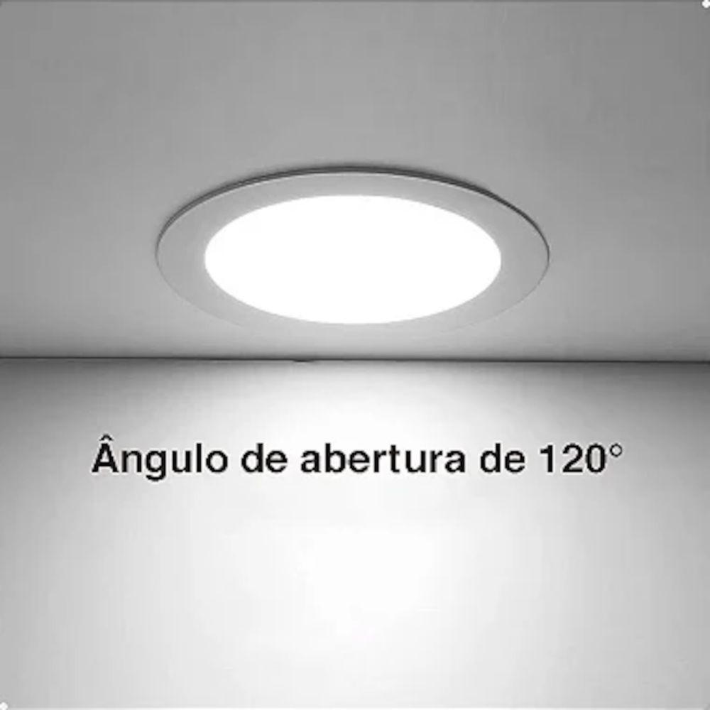 Luminária Plafon Painel Led Redondo 17cm 12w 6500k Lorben - 4