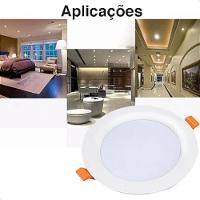 Luminária Plafon Painel Led Redondo 17cm 12w 6500k Lorben - 3