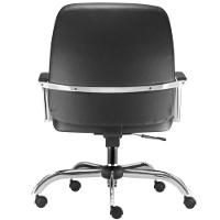 Kit 02 Cadeiras Executiva Diretor Cromado Maxxer F02 Preto