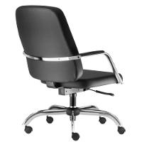 Kit 02 Cadeiras Executiva Diretor Cromado Maxxer F02 Preto - 5