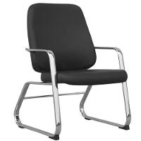 Cadeira Executiva Diretor Base Cromado Maxxer F02 Preto - 1