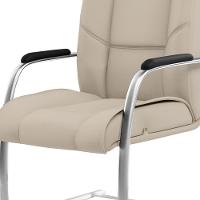 Kit 02 Cadeiras De Escritório Tecido Sintético Areia - 2