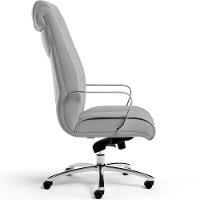 Kit Cadeira Presidente Com 2 Cadeiras Fixas Cinza - 3