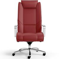 Kit Cadeira Presidente Com 2 Cadeiras Fixas Vermelho - 6