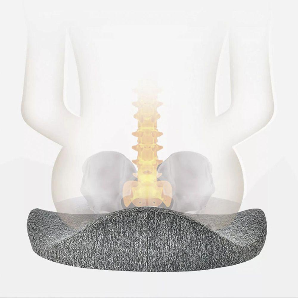 Almofada Ortopedica Ergonomica Cadeira Lombar Coccix Coluna Alivia Dores Confortavel Macio Escritorio Home Office Casa - 10