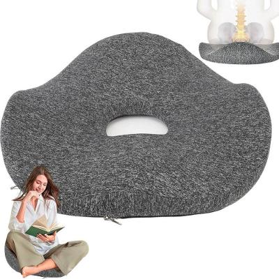 Almofada Ortopedica Ergonomica Cadeira Lombar Coccix Coluna Alivia Dores Confortavel Macio Escritorio Home Office Casa