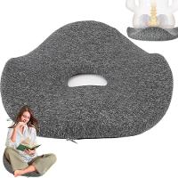 Almofada Ortopedica Ergonomica Cadeira Lombar Coccix Coluna Alivia Dores Confortavel Macio Escritorio Home Office Casa - 1