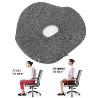 Almofada Ortopedica Ergonomica Cadeira Lombar Coccix Coluna Alivia Dores Confortavel Macio Escritorio Home Office Casa - 7