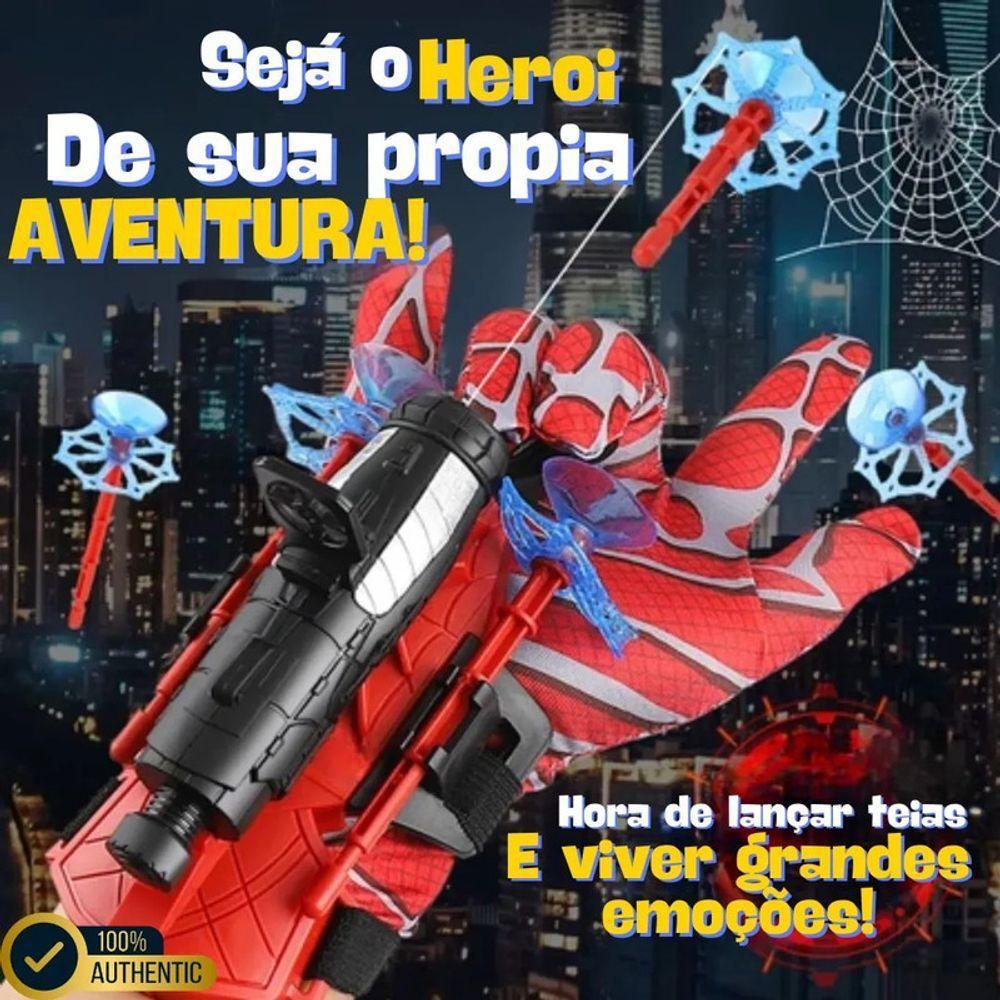 Luva Homem Aranha Brinquedo Infantil Lançador E Dispara Dard - 1