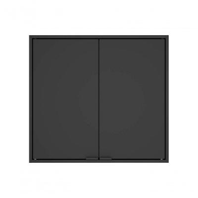 Armário Aéreo Multiúso Itatiaia Smart - 2 Portas - Preto Matte