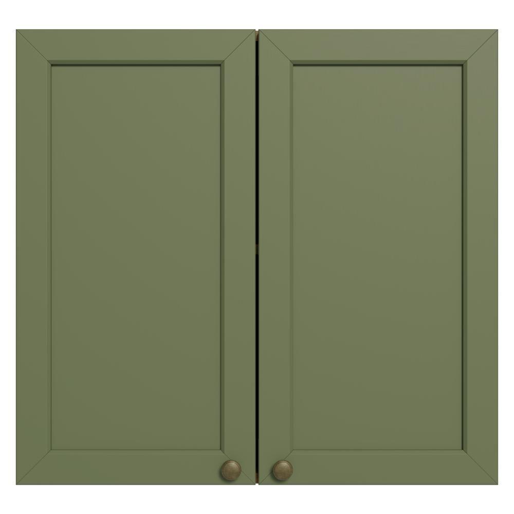 Armário Aéreo 70 Cm 2 Portas Rustic/verde Vik Madesa Rustic/verde Rustic/verde - 8