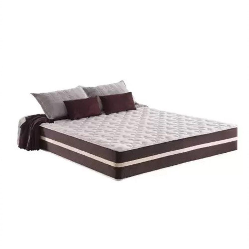 Cama Box Baú Queen 158 Tecido Sintético Preto Com Colchão Little Angel Mola Superlastic - 3