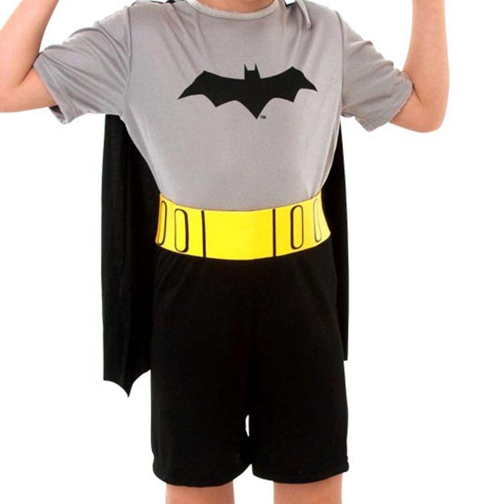 Fantasia Infantil - Batman Curto - Tamanho P (3 A 5 Anos) - 10270 - Sulamericana - 2