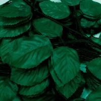 96 Ramos Decoração Arranjo Folhas De Rosa Artificial Planta Plástico 5 Galhos Cada 47cm - 2