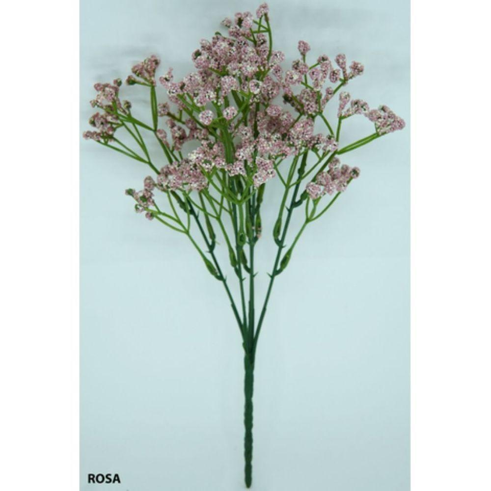 Buquê Flor Mosquitinho Rosa 30cm - Mc Flores - 4