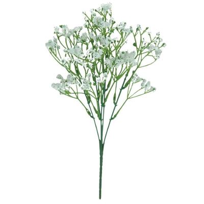 Buquê Flor Mosquitinho Verde E Branco 30cm - Mc Flores