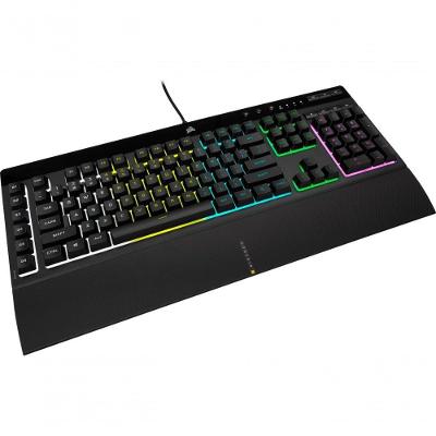 Teclado Mecânico Gaming Corsair K55 Rgb Pro Full-Size Com Elgato Stream Deck Software Preto