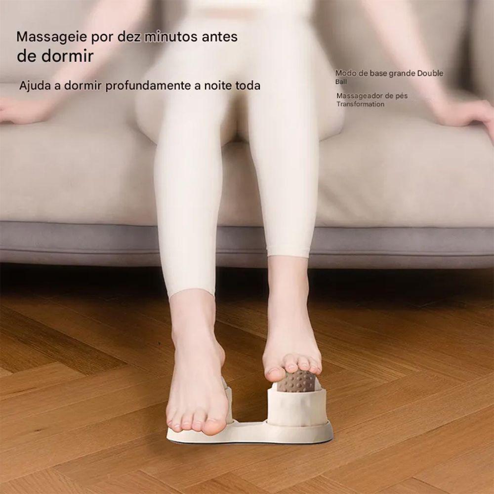 Massageador Muscular Relaxante Fascite Plantar Exercicio Fisioterapia Ioga Pilates Alivia Dor Costas Pes Acupressao - 2