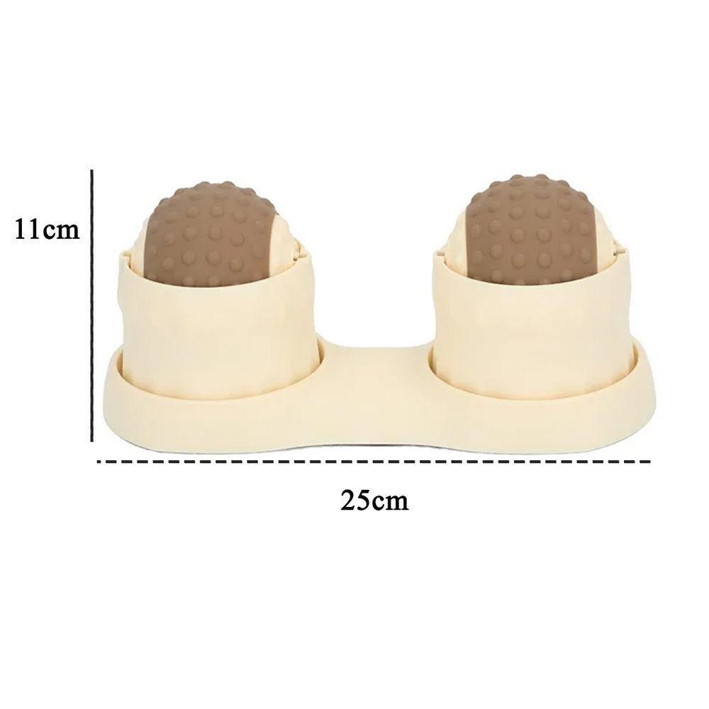 Massageador Muscular Relaxante Fascite Plantar Exercicio Fisioterapia Ioga Pilates Alivia Dor Costas Pes Acupressao - 9