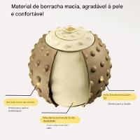 Massageador Muscular Relaxante Fascite Plantar Exercicio Fisioterapia Ioga Pilates Alivia Dor Costas Pes Acupressao - 8