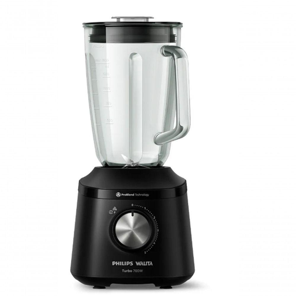 Liquidificador Walita 1000w 4 Laminas 5 Velocidades Jarra 3l Preto 220V - 1