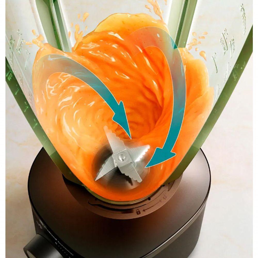 Liquidificador Walita 1000w 4 Laminas 5 Velocidades Jarra 3l Preto 220V - 2